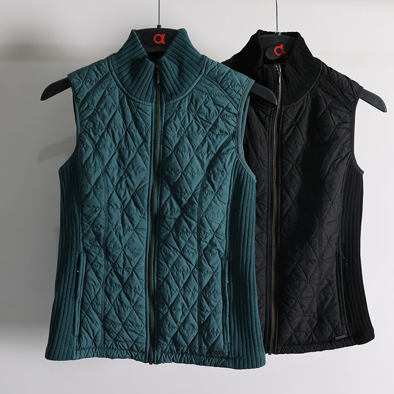 无袖修身保暖百搭简约拉链坎肩