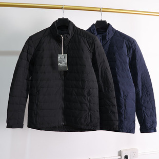 90绒轻盈保暖立领短款 户外商务休闲运动排骨羽绒外套F14 羽绒服