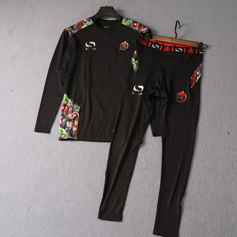 UPF30夏季防水弹力速干健身套装