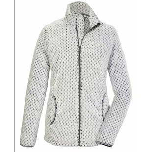 户外滑雪运动抓绒衣女 柔软菠萝绒内胆外套 秋冬保暖立领拉链开衫