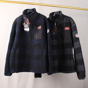 加绒加厚保暖透气泰迪绒外套 冬季 200斤大码 户外抓绒衣男