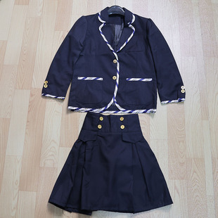 女童A字裙校园团体表演服 时尚 C53 裙子 春夏儿童精致套装