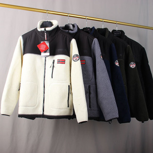 200斤超大码 泰迪绒厚实随身不臃肿休闲外套 户外秋冬抓绒衣