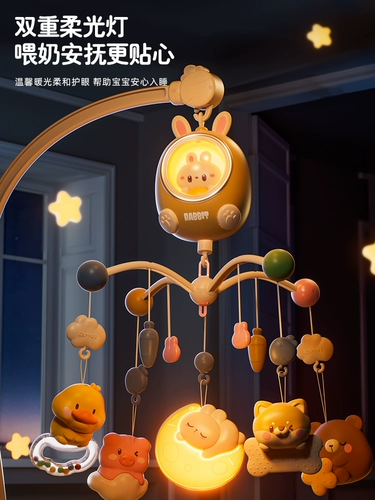 Детская игрушка на кроватку для новорожденных, крутящаяся музыкальная погремушка для кровати, подвеска, 3 мес.