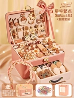 Цветной элитный аксессуар для волос, подарочная коробка, ободок для принцессы, комплект, широкая цветовая палитра