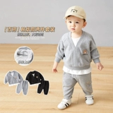 Весенний детский трендовый комплект для мальчиков, 2022 года, в западном стиле