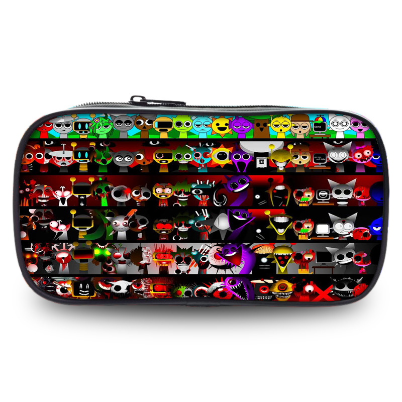 节奏盒子笔袋印花卡通文具袋小学