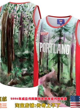 美国直发你家  波特兰开拓者队 NBA x KidSuper 联名款限量款球衣