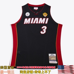 美国直邮 热火队 mitchellness 13赛季Authentic球员版球衣 韦德