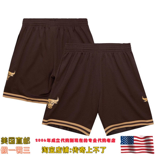美国直邮 公牛队 Mitchell Ness 97-98赛季Swingman球迷版运动裤