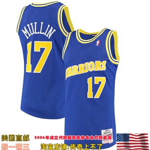 美国代购 勇士队 mitchell ness Swingman球迷版94赛季球衣-穆林