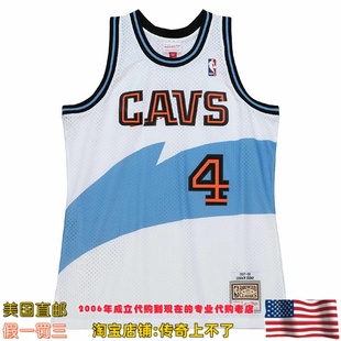 美国代购 骑士队 Swingman球迷版 mitchell ness 98赛季球衣-坎普