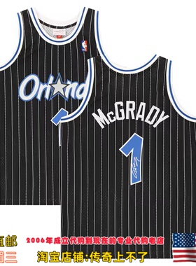 美国代购 魔术队 麦迪 TMC 亲笔签名 03-04赛季球迷版 亲签球衣