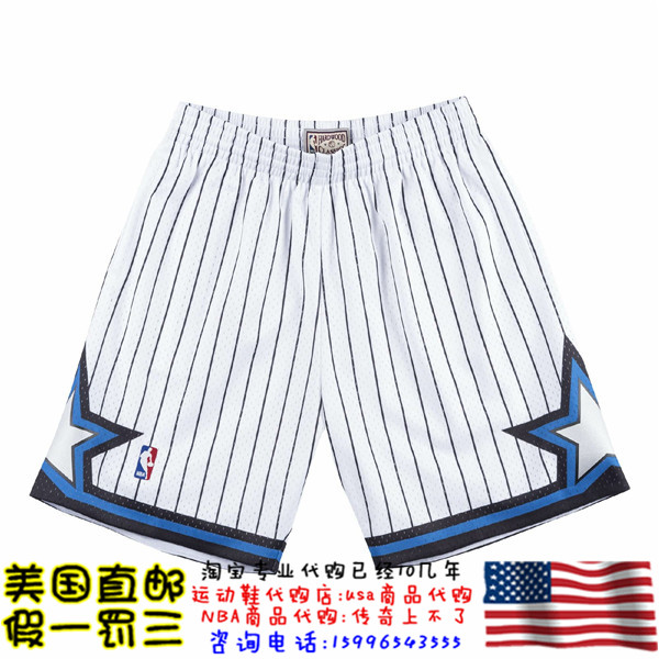 美国代购魔术队 MitchellNess 94赛季 Swingman球迷版运动球裤