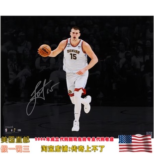 美国代购掘金 约基奇 亲笔签名 亲签海报照片 JSA/Fanatics双认证