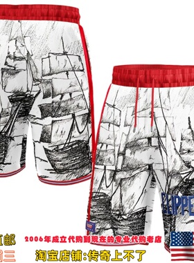 美国代购 洛杉矶快船队 NBA x KidSuper Studios 联名款运动球裤