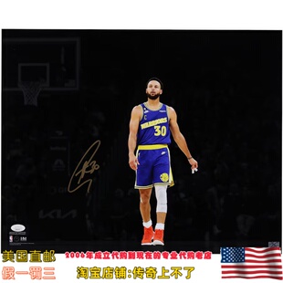美国代购 勇士队 库里 亲笔签名 亲签海报照片JSA/Fanatics双认证