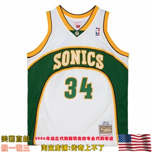 美国代购 超音速 mitchellness 07赛季Swingman球迷版球衣 雷阿伦