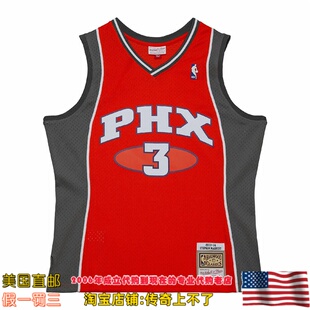 美国代购 太阳mitchellness 03-04赛季Swingman球迷版球衣 马布里