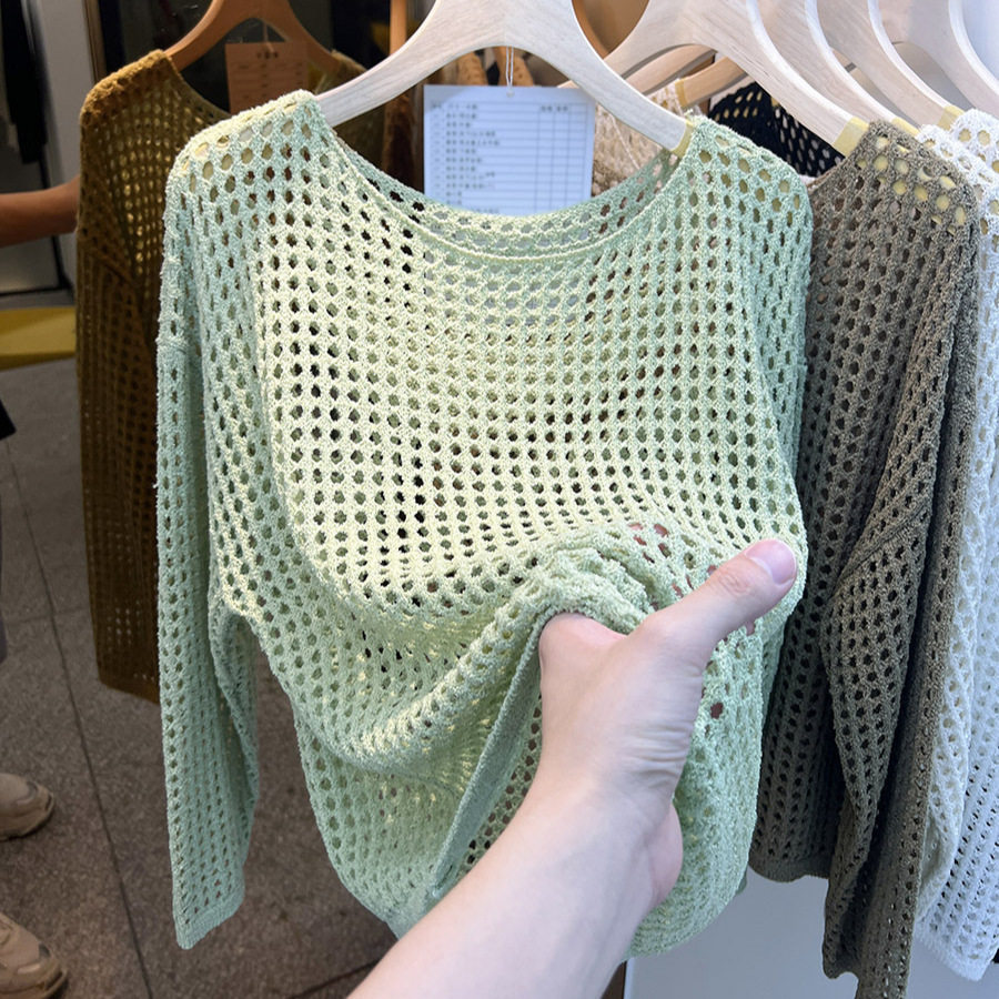 womenclothes欧货长袖镂