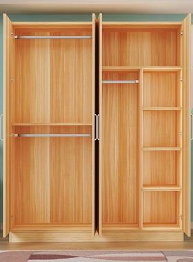 Small wooden wardrobe childrens closet clothes cabinet 衣柜