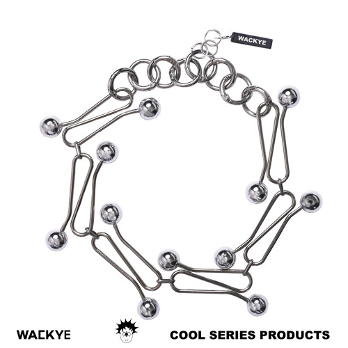 WACKYE金属朋克未来感项链