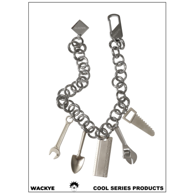 WACKYE 官方正品 趣味工具挂件金属重工Worker项链