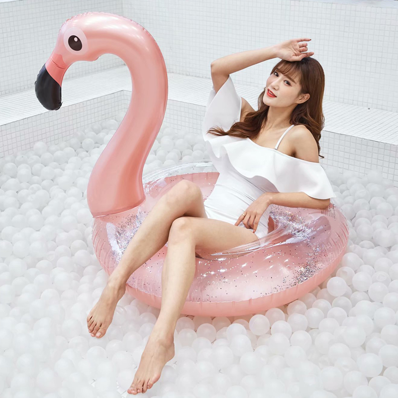 菠萝透明西瓜充气游泳圈独角兽天鹅儿童救生圈婴幼儿宝宝水上浮圈