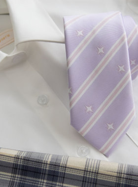 【潘特维拉】独角兽jk/dk领带紫色日系学院风校供感制服衬衫配饰