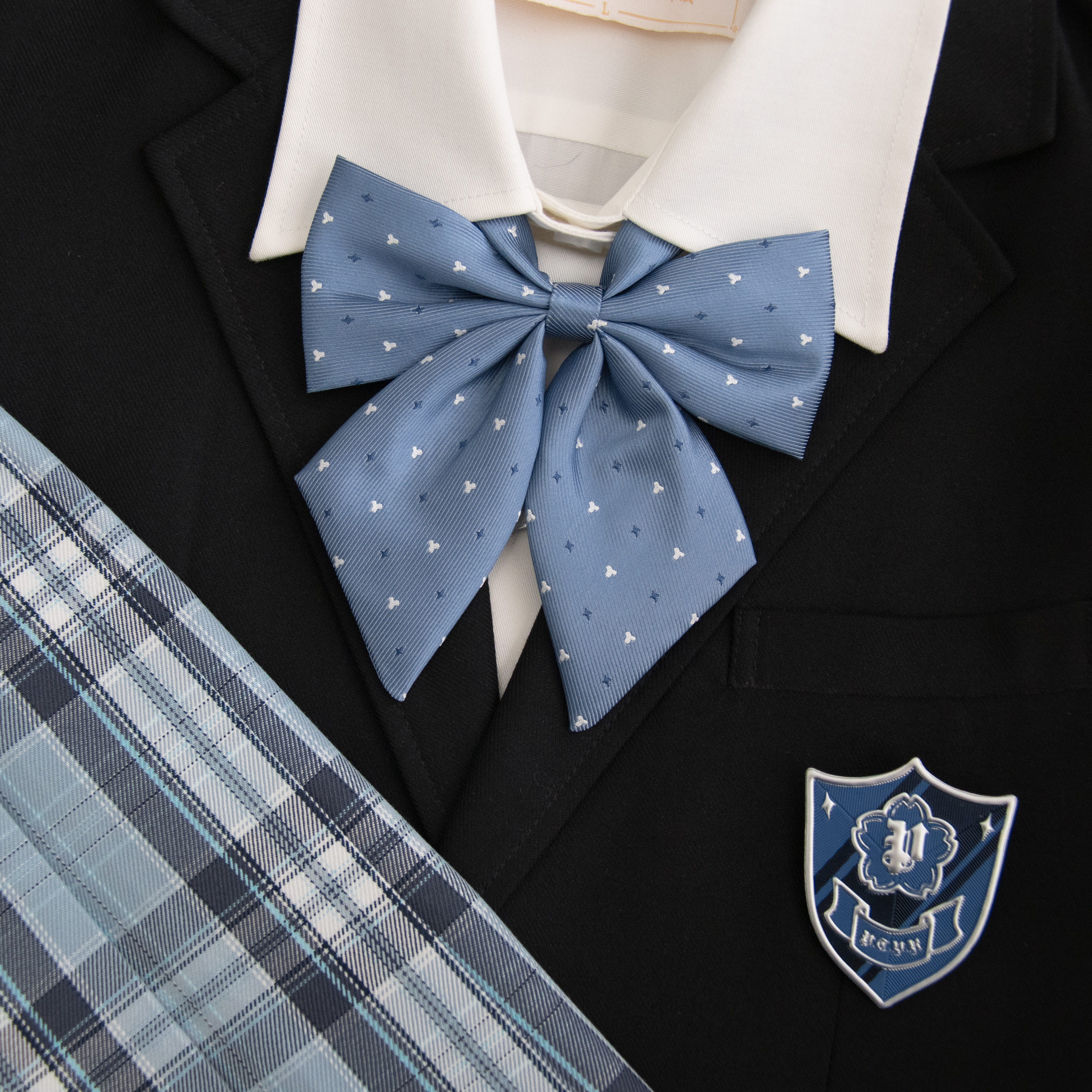 【潘特维拉】蓝莓DK/JK领带休闲学院风学生制服衬衫校供配饰领结