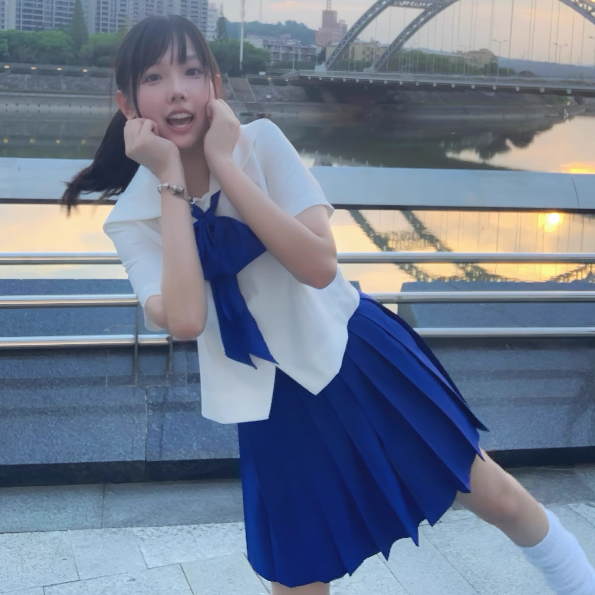 【潘特维拉】花绀白无本水手服上衣基础款学院风白衬衫百褶裙套装