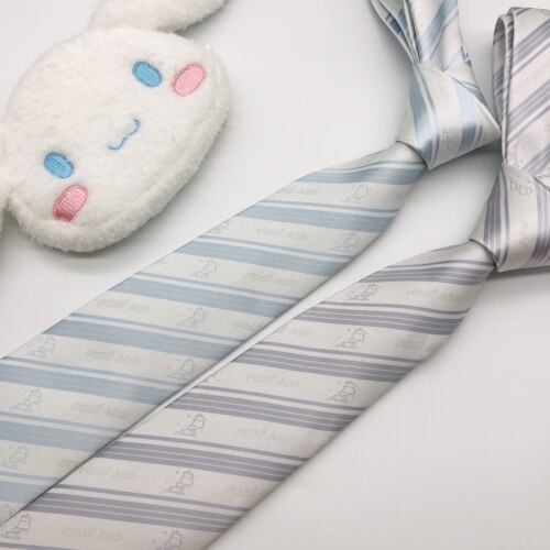 【潘特维拉】航海歌jk/dk领带领结女蓝色条纹制服衬衫原创配饰男