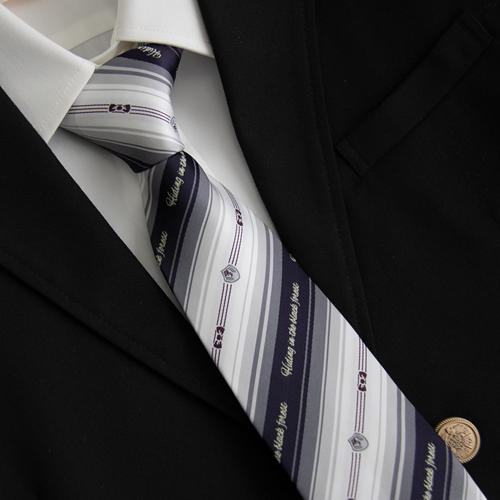 【潘特维拉】迷雾森林JK/DK领带黑白条纹休闲学院风制服衬衫领结