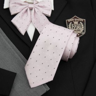 【潘特维拉】粉荔枝 领带领结女jk衬衫制服日系可爱原创校供配件