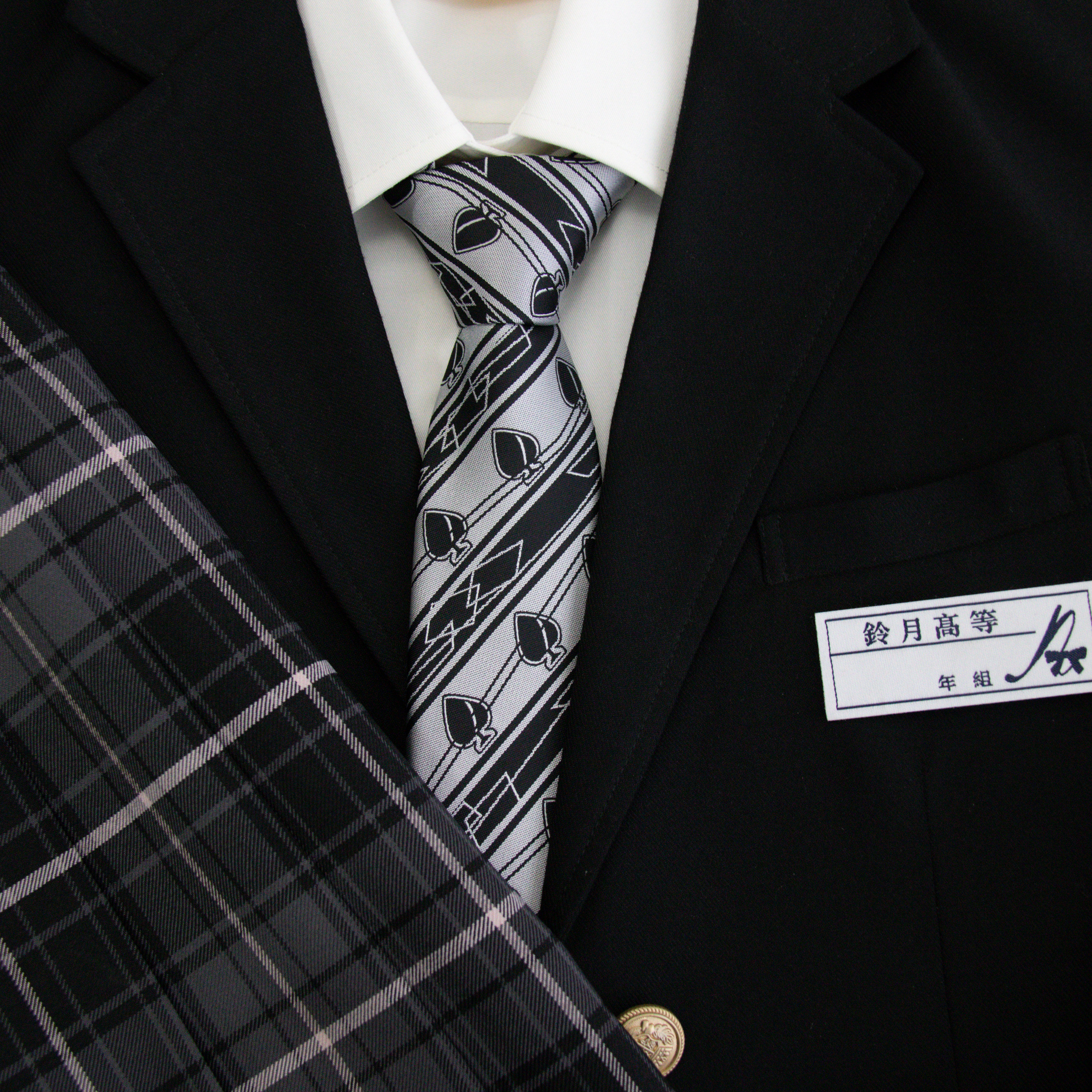 【潘特维拉】黑桃A领带JK/DK学院风校供感休闲制服衬衫配饰男