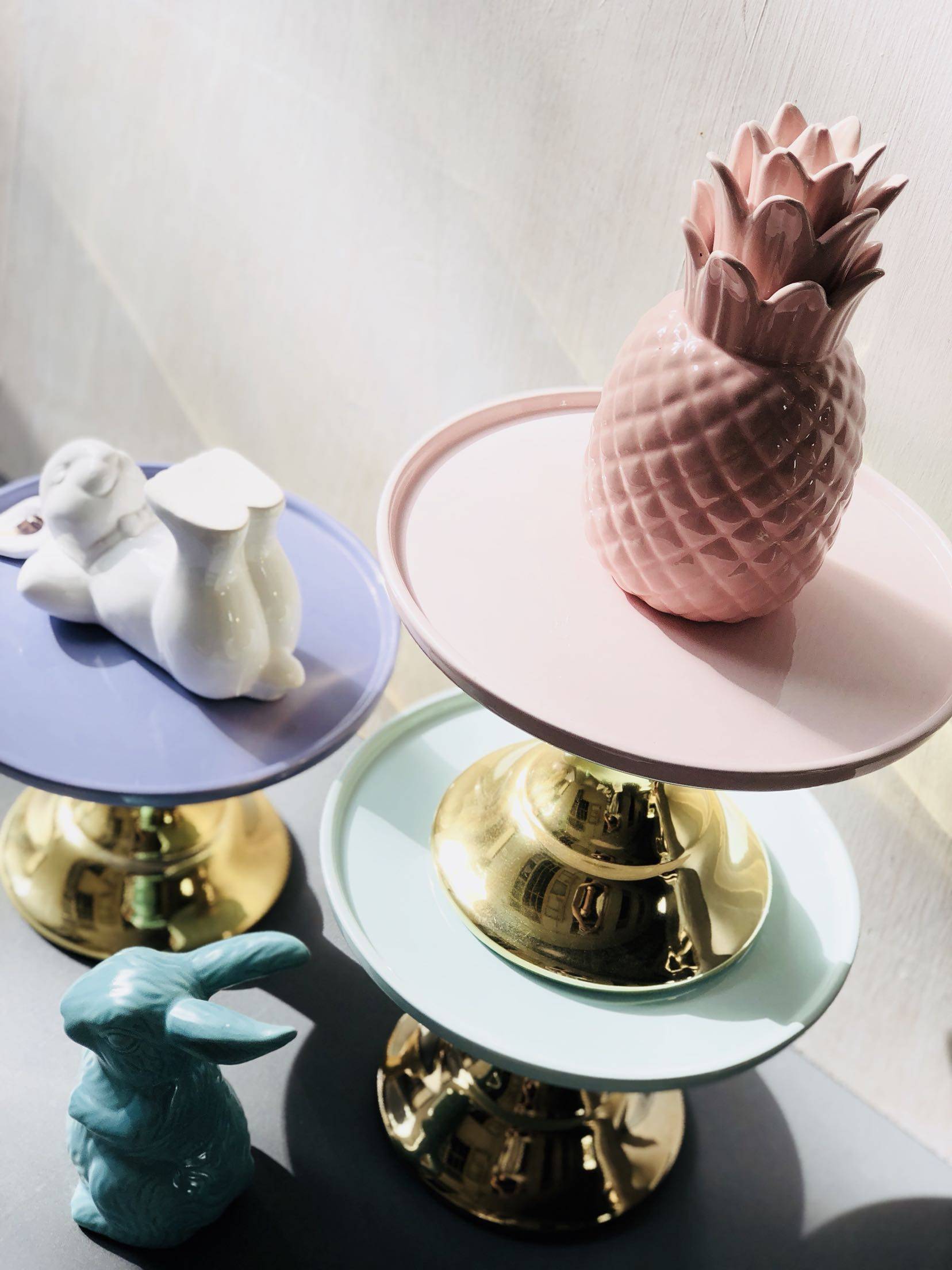 ins出口美国萌物可爱的马卡龙色调菠萝陶瓷摆件存钱罐储钱罐礼物在类目 饰品/流行首饰/时尚饰品新, 摆件中 - 来自Buy2taobao.com提供专业的淘宝代购服务