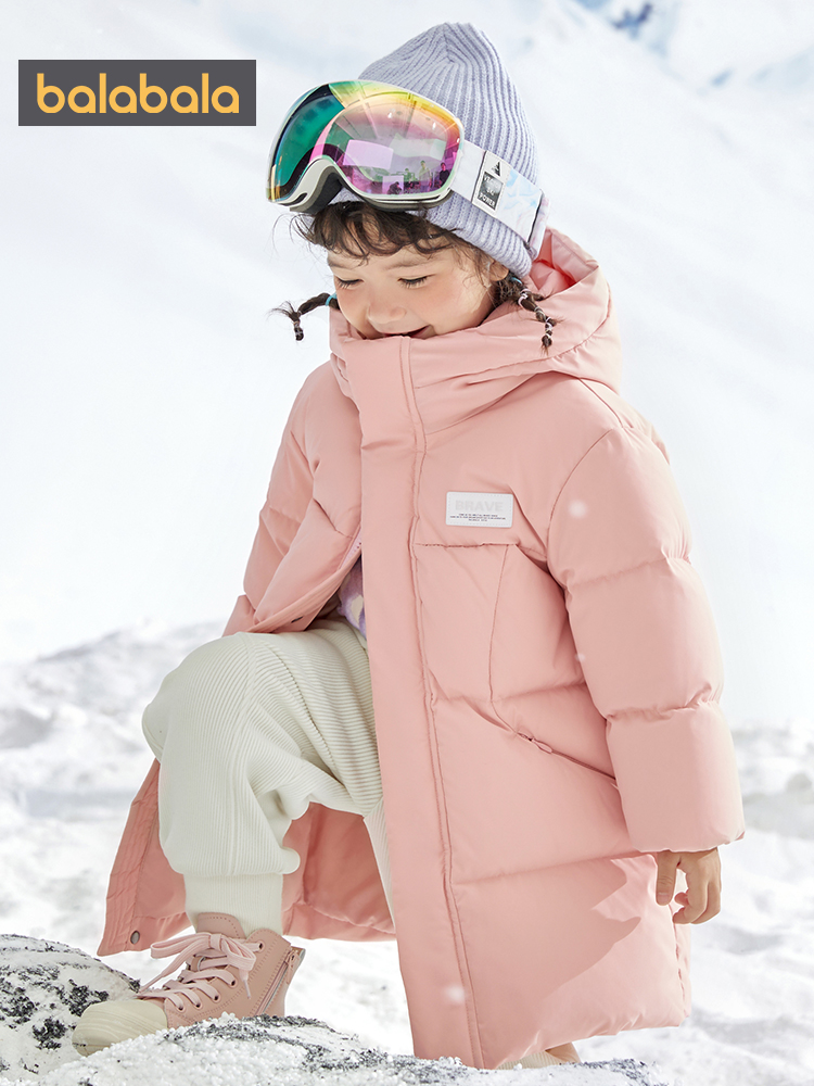 巴拉常规款女男儿童羽绒服大