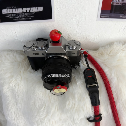 苹果热靴盖防丢绳适用R50R8/9/10富士XS1020XT5XT50XT30索尼a7c2