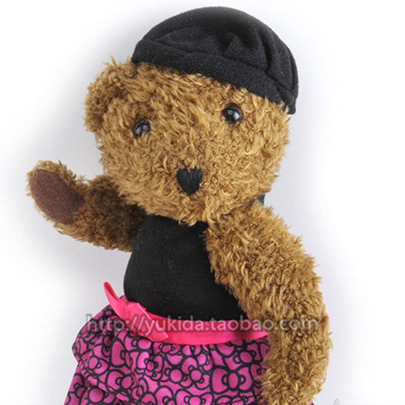 正版CEXO Teddy贝雷帽礼服裙关节泰迪熊熊毛绒布艺类玩具公仔可爱