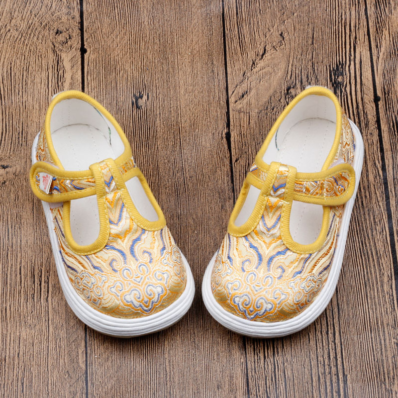 布蕊儿童手工布鞋中国风汉服鞋