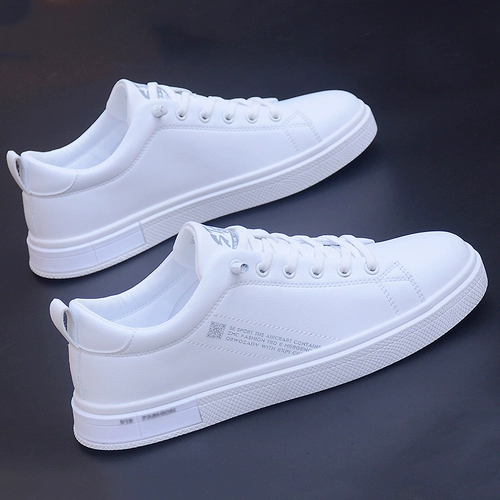 Трендовая универсальная белая обувь, дышащие кроссовки для отдыха, 2024 года, осенняя, тренд сезона, мягкая подошва