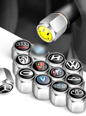 纯铜个性气门芯汽车轮胎气门嘴帽气嘴套金属装饰保护盖防盗通用冒