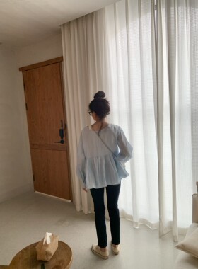 Komorebis // 靛蓝色紧身牛仔修身显瘦百搭小脚九分裤