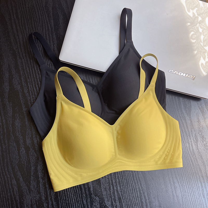 汐黛儿显小无痕文胸钢圈全罩杯