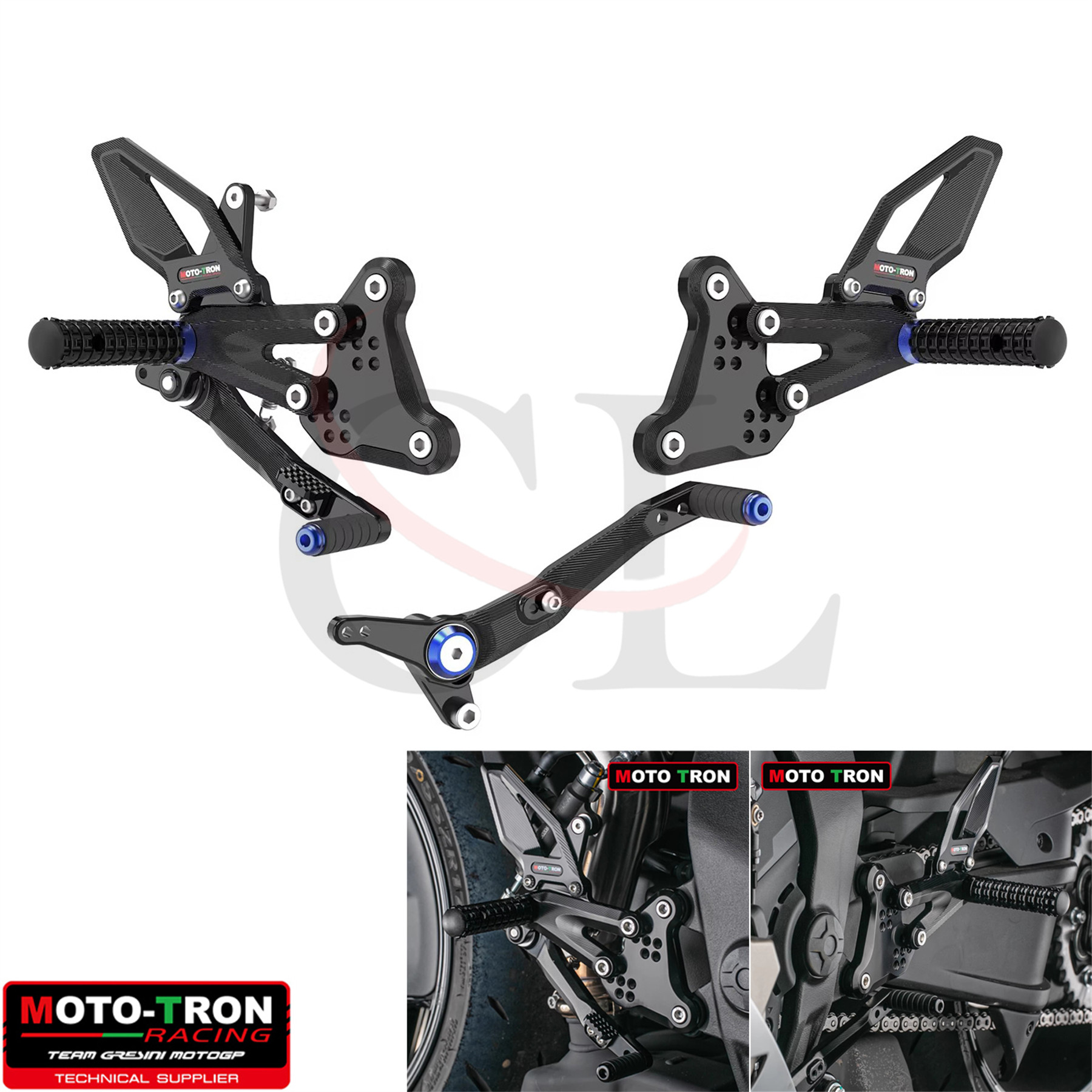 MOTO-TRON适用于春风750SR 改装竟技升高后移脚踏 脚套总成,摩托车/装备/配件,摩托车脚踏板,淘宝优惠券,粉丝福利购,淘宝优惠卷