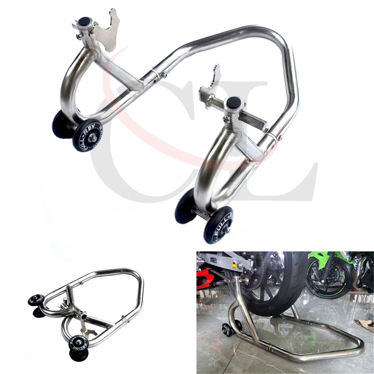 适用本田 CBR650R/CB650R/CBR650F/CB650F 不锈钢可折叠后起车架