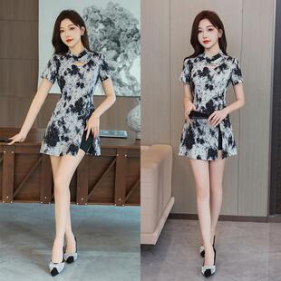 女高端足浴店spa按摩工装 2025年新款 套装 足疗技师工作服裙裤 夏季