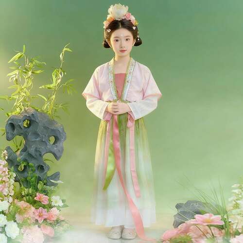 服女童款春季宋制国LKM超风2026新儿童唐装新中式汉套装古风仙公