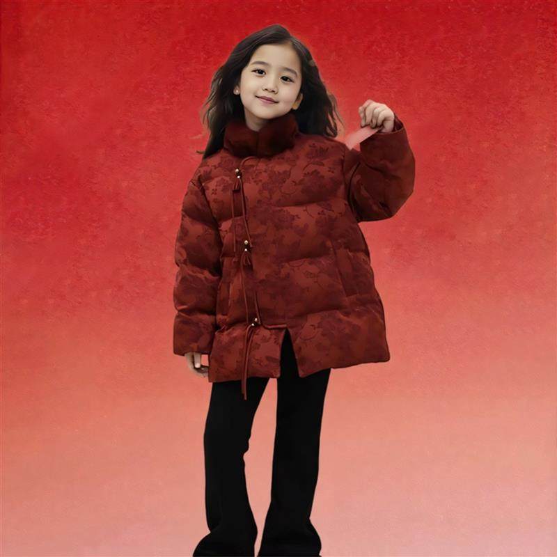 新中式女童棉服冬装2025新款过年衣服儿童冬季棉衣国风新年拜年服,童装/婴儿装/亲子装,棉袄/棉服,淘宝优惠券,粉丝福利购,淘宝优惠卷