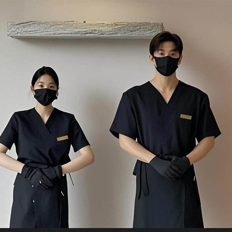 新款男女头疗馆健康中心美容师套装宠物医院康养医疗工作服职业装